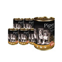 DOLINA NOTECI PIPER mokré krmivo Junior s kuracími žalúdkami a hnedou ryžou 24x400 g