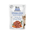 BRIT Care Sterilizované Filé v Jelly Duck&Turkey 24x 85 g vlhké krmivo pre sterilizované mačky, kačice a morky 24x 85 g