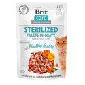 BRIT Care králičie filety v omáčke pre sterilizované mačky 24x 85 g