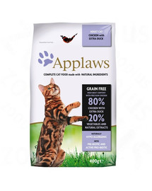 APPLAWS Cat Adult Chicken & Duck 2 kg krmiva pre dospelé mačky