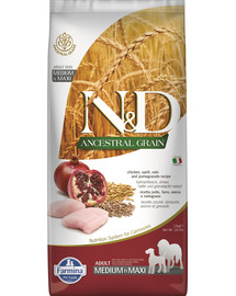FARMINA N&D Low Grain Dog Adult M/L kuracie mäso a granátové jablko 2,5 kg