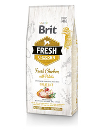 BRIT Fresh chicken with potato adult great life 2x12 kg