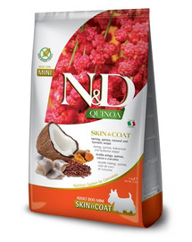 N&D Quinoa Skin&Coat Herring &Coconut Mini 2,5 kg