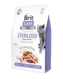 BRIT Care Cat bez obilnín, sterilizované a s kontrolovanou hmotnosťou 7 kg