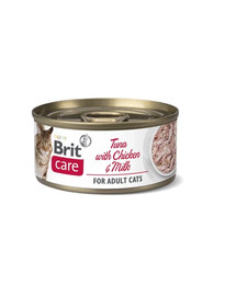 BRIT CARE Cat Tuna with Chicken 24 x 70 g