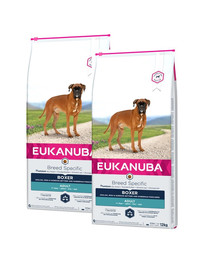 EUKANUBA Adult Breeds Specific Boxer Chicken 2 x 12 kg