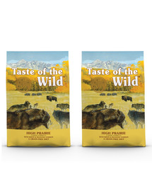 TASTE OF THE WILD High Prairie 24,4 (2 x 12,2 kg) s bizónom a pečenou zverinou