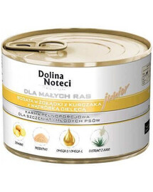 DOLINA NOTECI Premium Junior hydinové žalúdky a teľacia pečeň 185 g x 10 ks