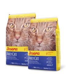 JOSERA Daily Cat pre dospelé mačky s citlivou zažívacou sústavou 2 x 10 kg