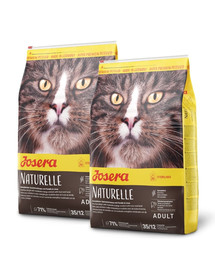 JOSERA Naturelle pre dospelé kastrované mačky 2 x 10 kg