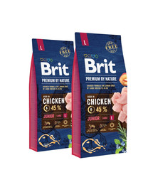 BRIT Premium By Nature Teen Large L 2 x 15 kg