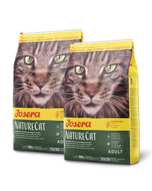 JOSERA Nature Cat pre nutrične citlivé mačky a mačiatka 2 x 10 kg