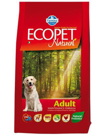 Krmivo FARMINA Ecopet Natural Adult Medium 12 kg pre dospelých psov stredných plemien