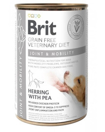 BRIT Veterinárna diéta pre psov Joint & Mobility 12x400 g