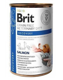 BRIT Veterinary Diet Recovery Losos 12x400 g