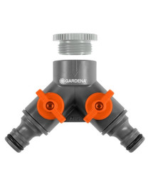GARDENA OGS 2-cestný ventil s 1 "závitem a 3/4" adaptérem