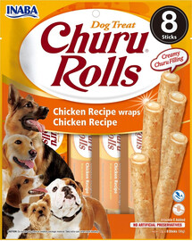 INABA Churu Rolls Chicken 8x12g kuracie wrapy pre psov