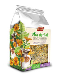 VITAPOL Vita Herbal Kvet nechtíka pre hlodavce a králiky 40g