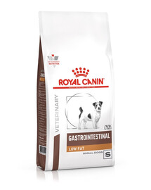 ROYAL CANIN Veterinary Gastrointestinal Low Fat Small Dog 1,5kg dietetyczna karma dla psów ras małych
