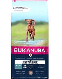 EUKANUBA Grain Free S-XL Adult Zverina 12 kg pre dospelé psy