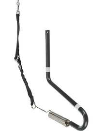 TRIXIE Zestaw rowerowy ze smyczą w kształtcie U dla średnich i dużych psów