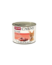 ANIMONDA Carny Kitten Beef&Turkey 200 g hovädzie a morčacie mäso pre mačiatka