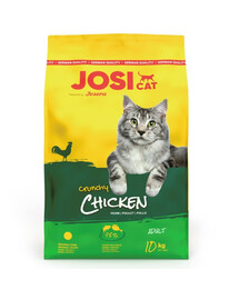JOSERA JosiCat Crunchy Chicken 10kg z partiklu pre dospelé mačky
