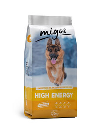 MIGOS High Energy 20 kg pre aktívnych psov