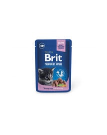 BRIT PREMIUM Pouch White Fish Kitten 24x100g