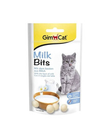 GIMCAT Tasty Tabs Milk Bits 40 g mliečna pochúťka pre mačky