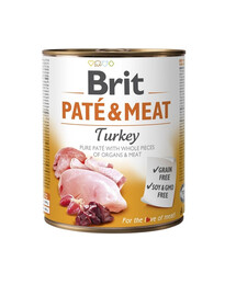 BRIT Pate&Meat turkey 800 g