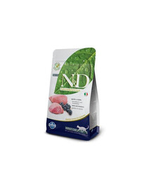 Farmina N&D Prime Cat Lamb & Blueberry Adult 300 g granule pre dospelé mačky s jahňacím mäsom a čučoriedkami