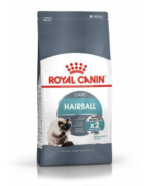 Royal Canin Hairball care 0,4 kg - granule pro kočky žijící uvnitř k odstranění chlupových kuliček 0,4 kg