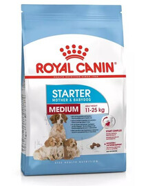 Royal Canin SHN Medium Starter Mother&BabyDog 4 kg granule pre gravidné sučky a šteňatá stredných plemien, 4 kg