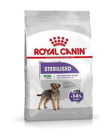 Royal Canin Mini Sterilised granule pre sterilizované psy malých plemien 8 kg