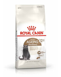 Royal Canin Senior Ageing Sterilised 12+, 2 kg - granule pre staršie mačky nad 12 rokov po sterilizácii