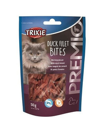 Trixie Premio Snacks Duck maškrty pre mačky s kačicou 50 g