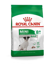Royal Canin Mini Adult +8, 8 kg granule pre dospelých psov malých plemien