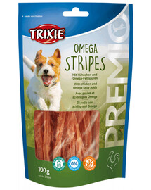 Trixie Premio Omega Stripes 100g - kuracia maškrta pre psov