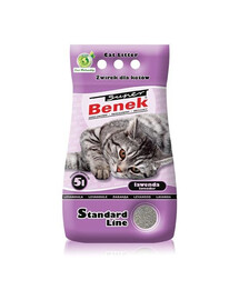 Certech Super Benek Standard Line Lavender 5 l - stelivo pro kočky s vůní levandule 5l
