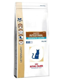 Royal Canin Cat Gastro Intestinal Moderate Calorie Feline 0,4 kg - suché krmivo pro kočky se sklonem k nadváze 0,4 kg