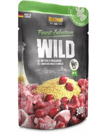 BELCANDO Finest Selection Game, Millet & Cranberry 300 g mokrého krmiva pre dospelých psov 300 g