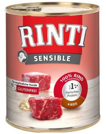 RINTI Sensible hovädzie mäso s ryžou 800 g