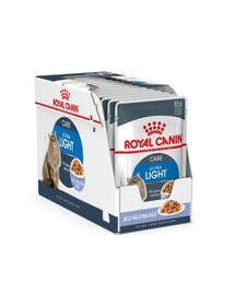 ROYAL CANIN Ultra Light in Jell-O mokré krmivo pre dospelé mačky so sklonom k nadváhe 12x85g