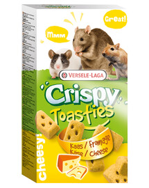 Versele-Laga Toasties Cheese 150 g - Sýrové sušenky pro hlodavce 150 g