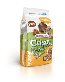 Versele - Laga Crispy Muesli Hamster 1 kg - granule pro křečky