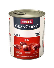 Animonda Grancarno Original Adult Rind Pur 800g - vlhké krmivo pre dospelé psy s hovädzím mäsom 800g