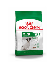 Royal Canin Mini Adult 8+ 0,8kg - krmivo pro starší psy malých plemen starší 8 let 0,8kg