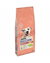 Purina Dog Chow Sensitive Salmon 14 kg granule pre psov s lososom
