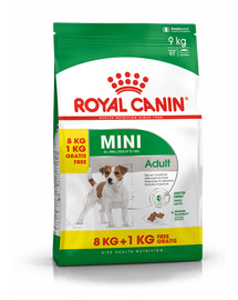 Royal Canin Mini Adult 8 kg + 1 kg granule ZDARMA pre dospelých psov malých plemien